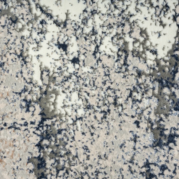 Rugs Town 82057 Gray/ Teal 7'-5" X 9'-5 Rect. Rug
