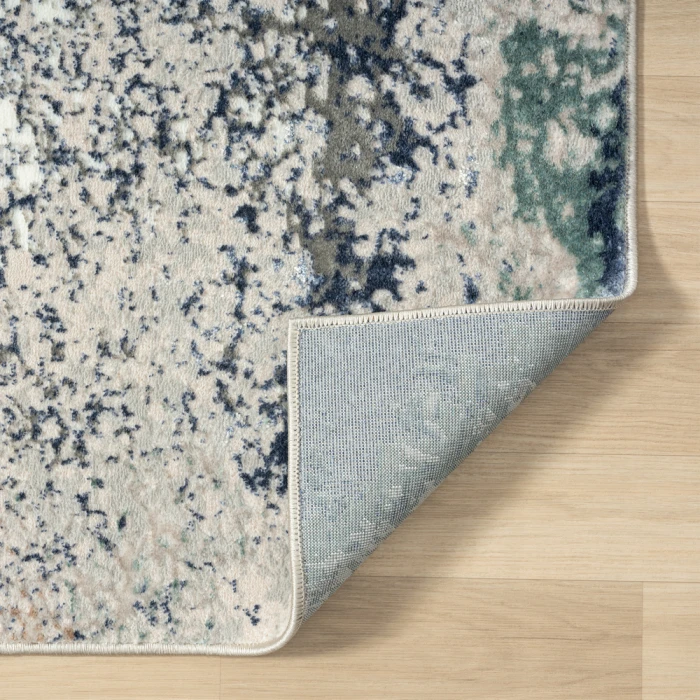 Rugs Town 82057 Gray/ Teal 7'-5" X 9'-5 Rect. Rug