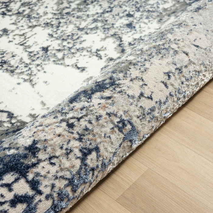 Rugs Town 82057 Gray/ Teal 7'-5" X 9'-5 Rect. Rug