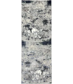 LR Home Antalya Gray ANTAL 2ft.6in. x 8ft. Runner Rug