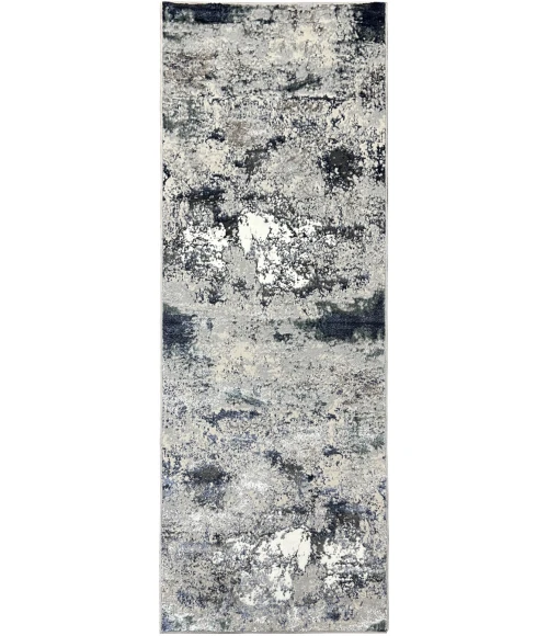 LR Home Antalya Gray ANTAL 2ft.6in. x 8ft. Runner Rug