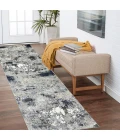 LR Home Antalya Gray ANTAL 2ft.6in. x 8ft. Runner Rug