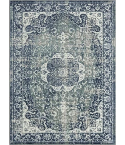 LR Home Antalya Blue ANTAL 2ft.2in. x 3ft. Rectangle Rug