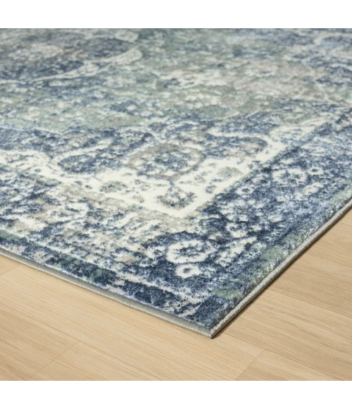 LR Home Antalya Blue ANTAL 2ft.2in. x 3ft. Rectangle Rug