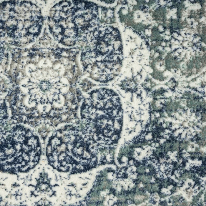 LR Home Antalya Blue ANTAL 2ft.2in. x 3ft. Rectangle Rug