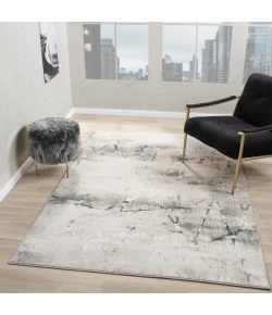 LR Home Antalya Beige ANTAL 5ft. x 7ft. Rectangle Rug