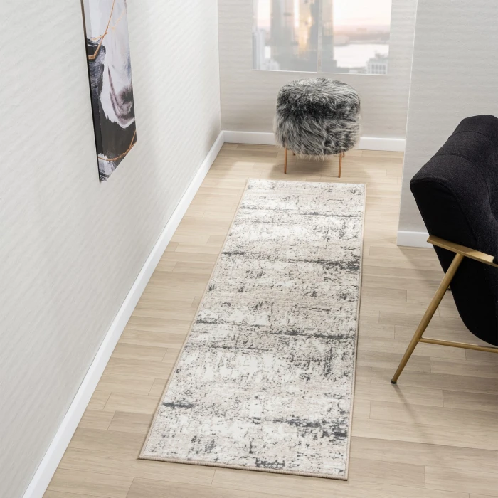 Rugs Town Beige ANTAL 2ft. x 7ft. Runner Rug