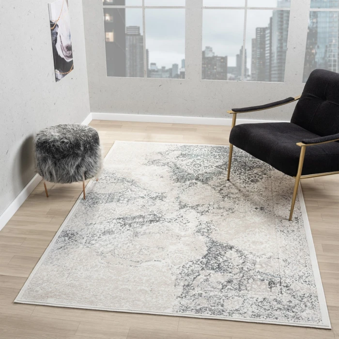 Rugs Town Beige ANTAL 9ft. x 12ft. Rectangle Rug