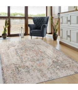 LR Home Antiquity 81451 Cream 9' X 12' Rect. Rug