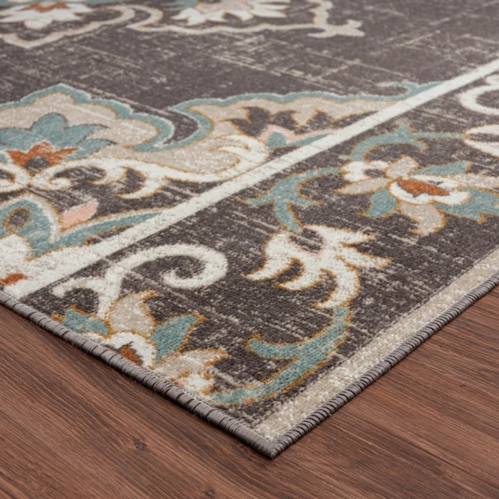 Rugs Town 81462 Brown/ Beige 7'9" X 9'9 Rect. Rug