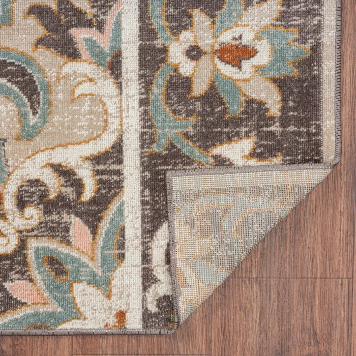 Rugs Town 81462 Brown/ Beige 7'9" X 9'9 Rect. Rug