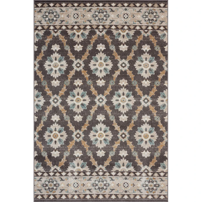 Rugs Town Brown ANTIQ 5ft.3in. x 7ft.10in. Rectangle Rug
