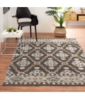 LR Home Antiquity Brown ANTIQ 5ft.3in. x 7ft.10in. Rectangle Rug
