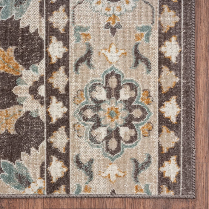 Rugs Town Brown ANTIQ 5ft.3in. x 7ft.10in. Rectangle Rug