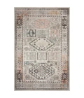 LR Home ANTIQUITY 81474 Cream/ Brown 7'9" X 9'9 Rect. Rug