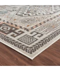 LR Home ANTIQUITY 81474 Cream/ Brown 5'-3" X 7'-10 Rect. Rug