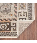 LR Home ANTIQUITY 81474 Cream/ Brown 5'-3" X 7'-10 Rect. Rug