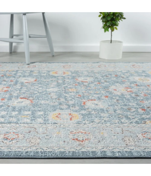LR Home Antiquity Blue ANTIQ 9ft. x 12ft. Rectangle Rug