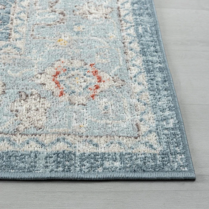 Rugs Town Blue ANTIQ 2ft. x 4ft. Rectangle Rug