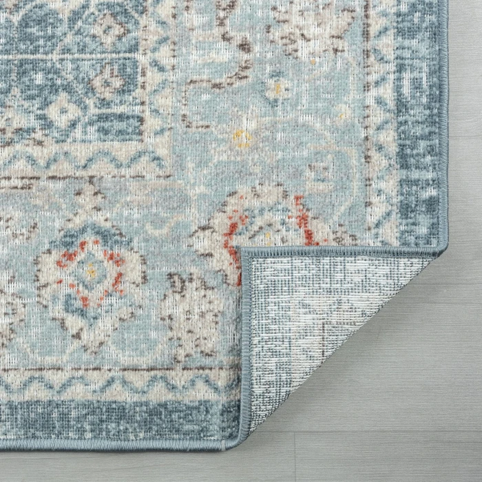 Rugs Town Blue ANTIQ 2ft. x 4ft. Rectangle Rug