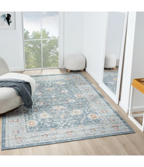 LR Home Antiquity Blue ANTIQ 9ft. x 12ft. Rectangle Rug