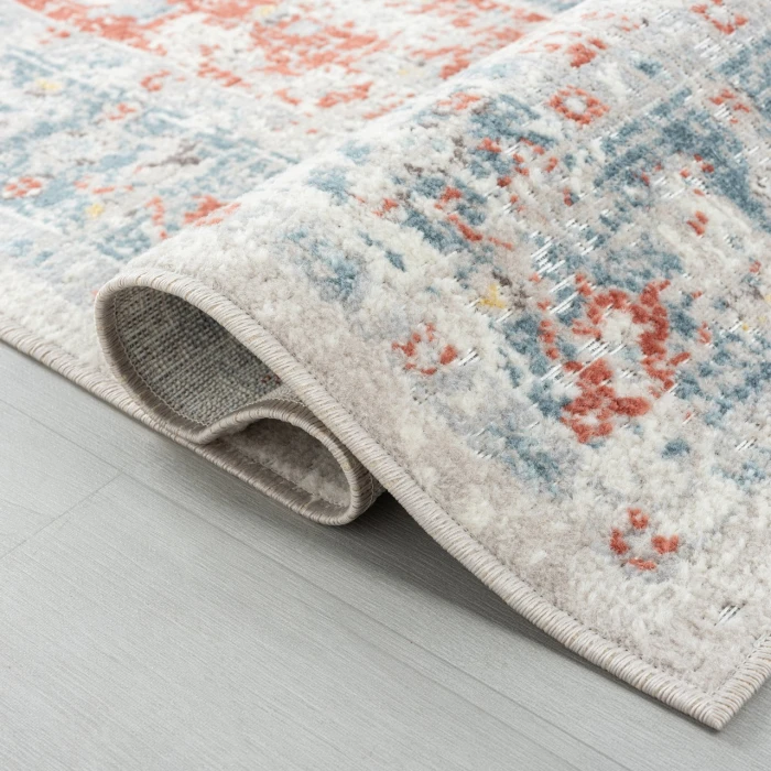 Rugs Town Blue ANTIQ 4ft. x 6ft. Rectangle Rug