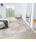 LR Home Antiquity Blue ANTIQ 7ft.9in. x 9ft.9in. Rectangle Rug
