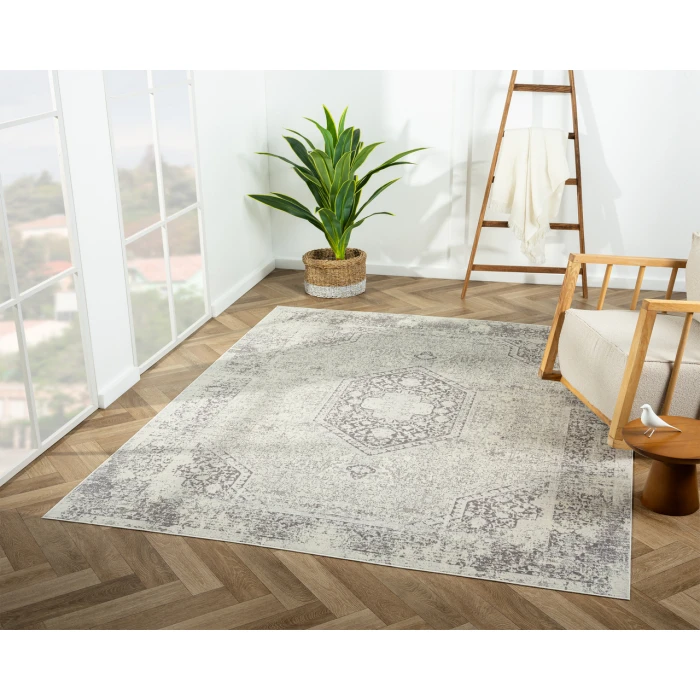 Rugs Town 82422 Gray 7'10" X 9'10 Rect. Rug