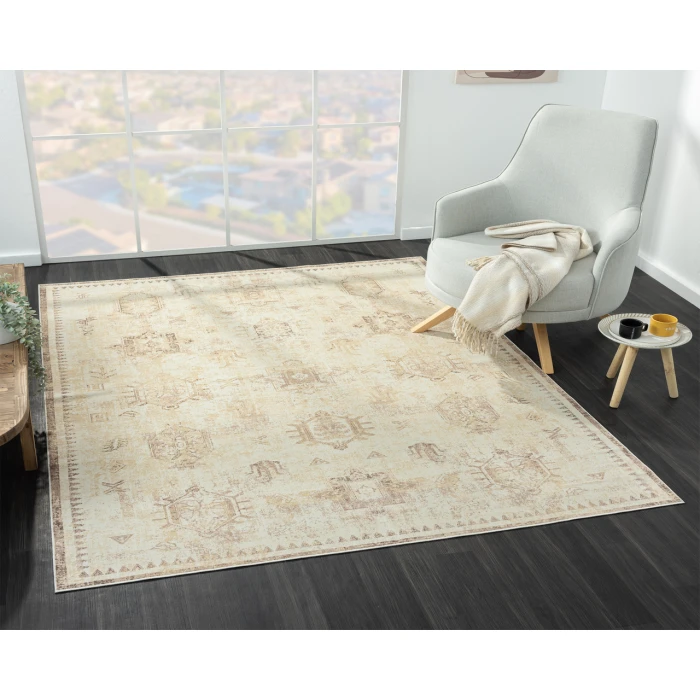 Rugs Town 82423 Beige 7'10" X 9'10 Rect. Rug
