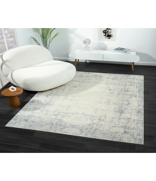 LR Home Aria 82424 Blue/ Gray 5'-3" X 7'0 Rect. Rug