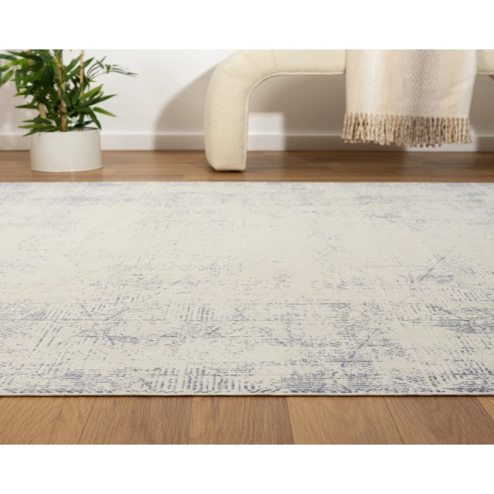 LR Home Aria 82424 Blue/ Gray 5'-3" X 7'0 Rect. Rug