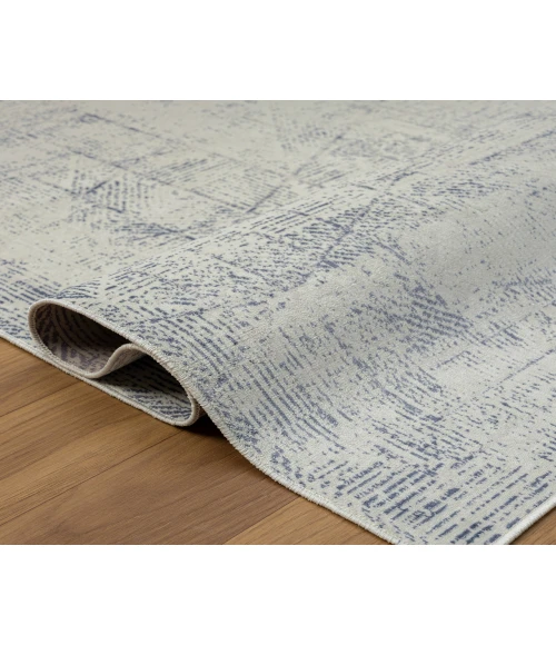 LR Home Aria 82424 Blue/ Gray 5'-3" X 7'0 Rect. Rug