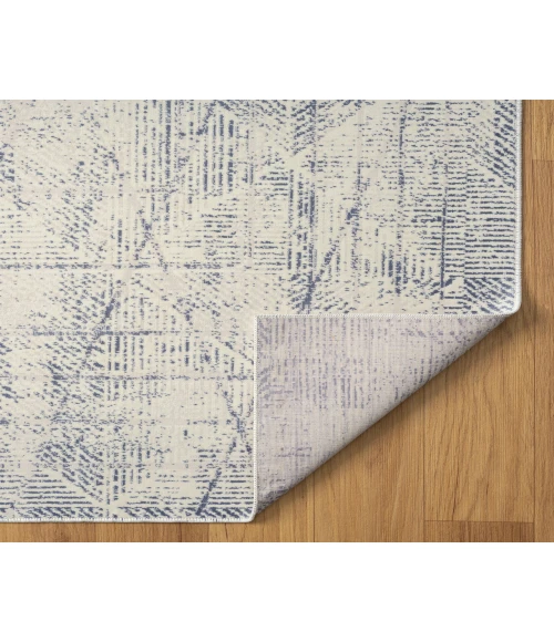 LR Home Aria 82424 Blue/ Gray 5'-3" X 7'0 Rect. Rug