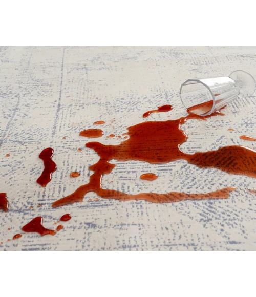 LR Home Aria 82424 Blue/ Gray 5'-3" X 7'0 Rect. Rug