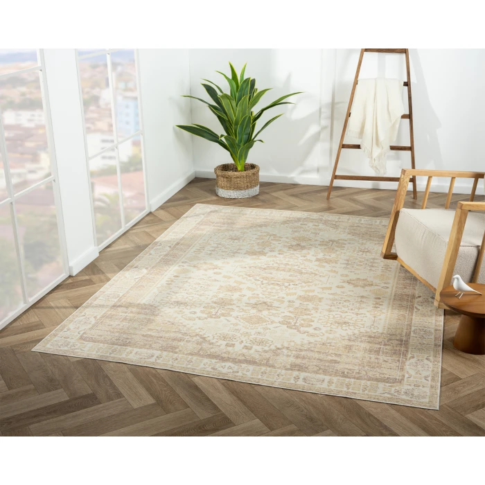 Rugs Town 82425 Beige 7'10" X 9'10 Rect. Rug