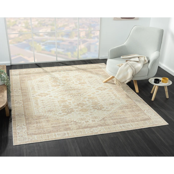 Rugs Town 82425 Beige 7'10" X 9'10 Rect. Rug