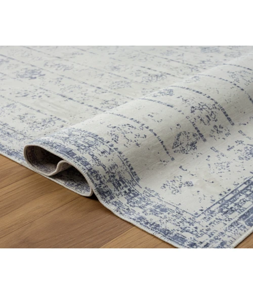 LR Home Aria 82427 Blue/ Gray 5'-3" X 7'0 Rect. Rug