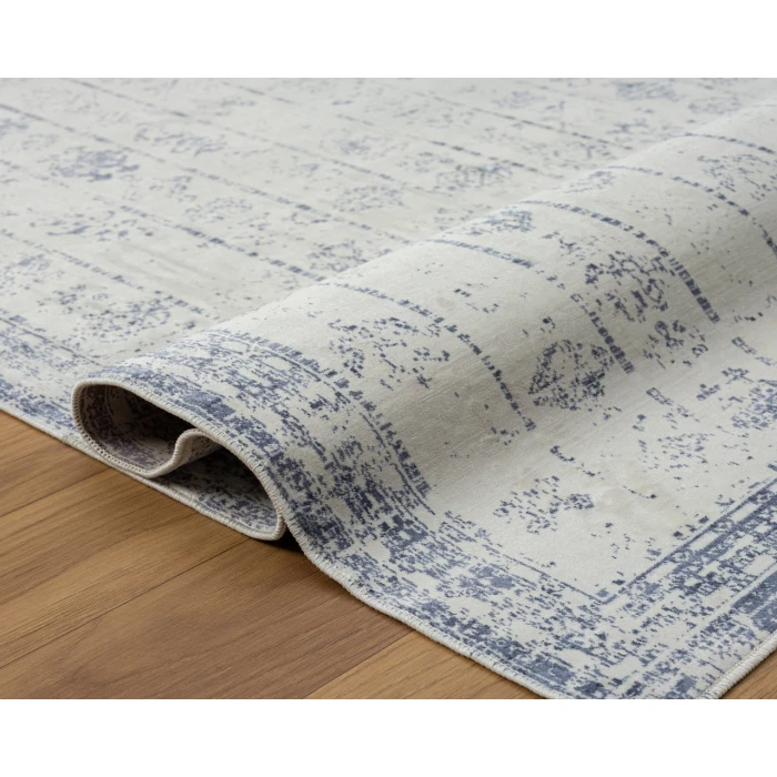 Rugs Town 82427 Blue/ Gray 7'10" X 9'10 Rect. Rug