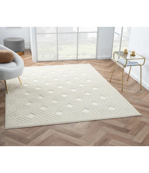 LR Home Atlas 82412 Ivory 5'0" X 7'0 Rect. Rug