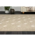 LR Home Atlas 82413 Beige 5'0" X 7'0 Rect. Rug