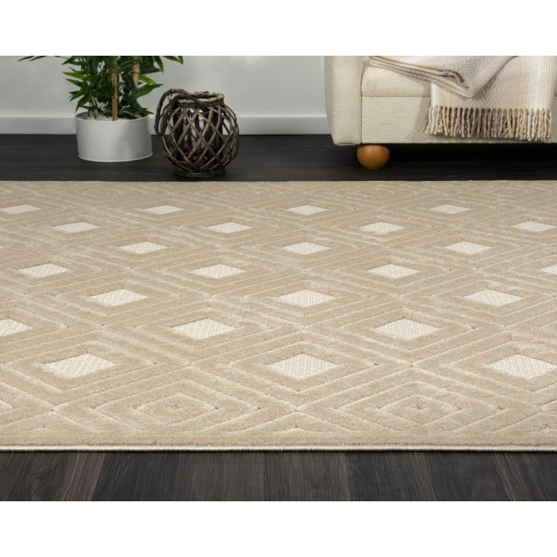 Rugs Town 82413 Beige 7'10" X 9'10 Rect. Rug