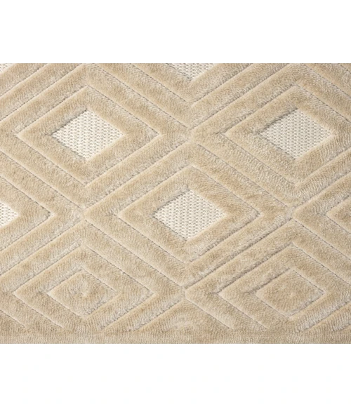LR Home Atlas 82413 Beige 5'0" X 7'0 Rect. Rug