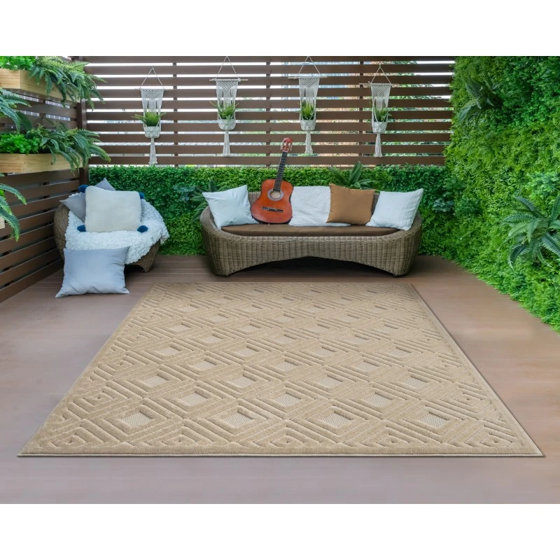 Rugs Town 82413 Beige 7'10" X 9'10 Rect. Rug