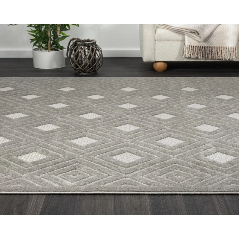 Rugs Town 82414 Gray 5'0" X 7'0 Rect. Rug