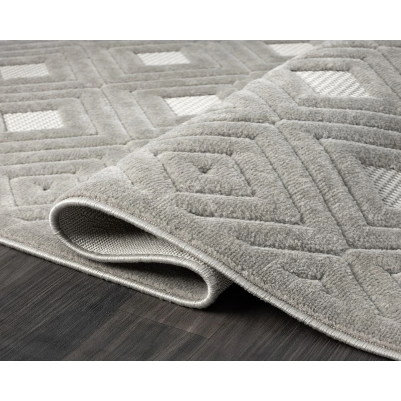 Rugs Town 82414 Gray 5'0" X 7'0 Rect. Rug