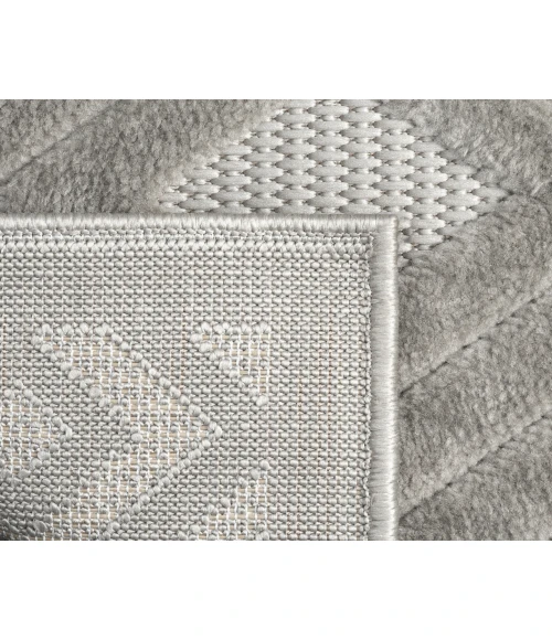 LR Home Atlas 82414 Gray 5'0" X 7'0 Rect. Rug