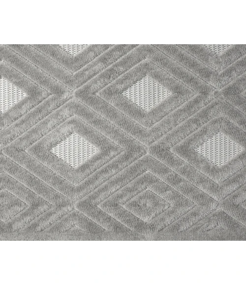 LR Home Atlas 82414 Gray 5'0" X 7'0 Rect. Rug