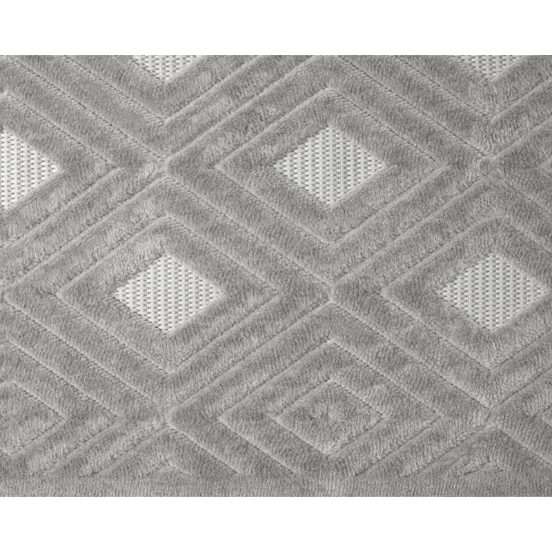 Rugs Town 82414 Gray 5'0" X 7'0 Rect. Rug