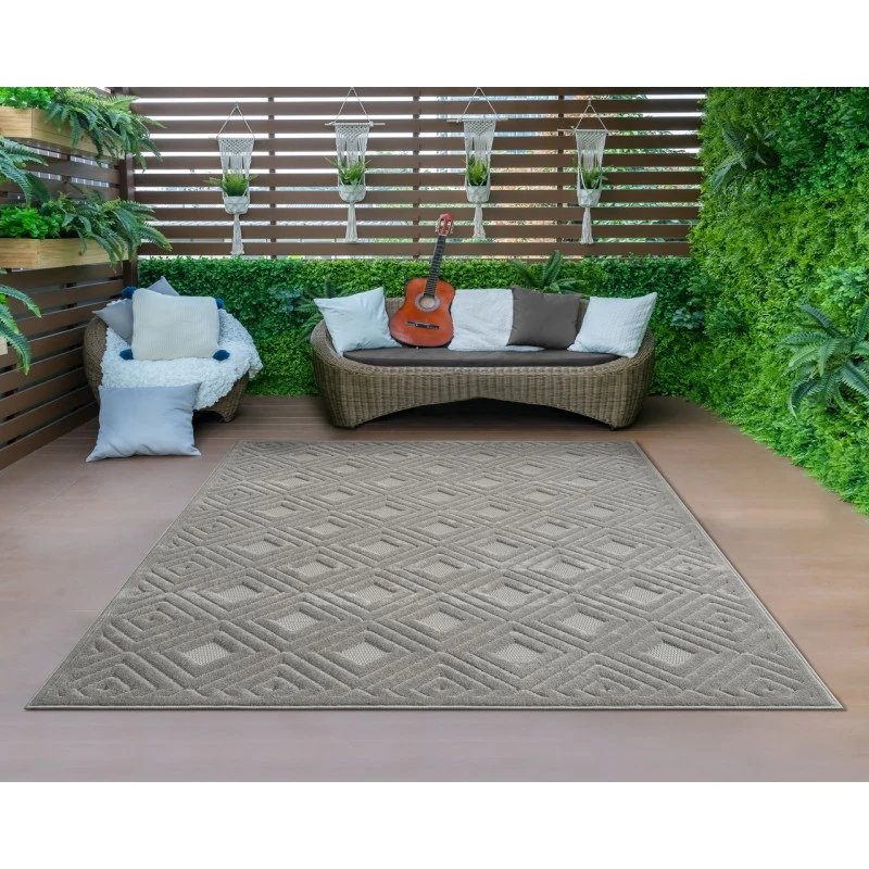 Rugs Town 82414 Gray 5'0" X 7'0 Rect. Rug