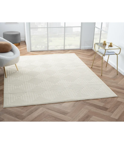 LR Home Atlas 82415 Ivory 5'0" X 7'0 Rect. Rug